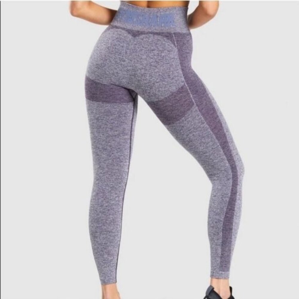 Gymshark Women's Seamless Contour Purple Leggings gym athleisure
